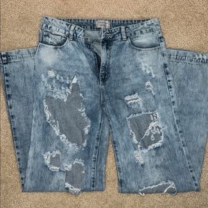 Litz by Uniq Distressed Flare Jeans